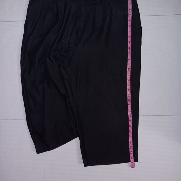 LARRY LEVINE WOMAN STRECTH CAPRI PANTS - Picture 4 of 11